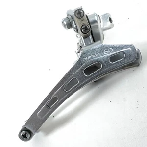 Shimano Vintage 60 Front Double Derailleur 600 Series/Ultegra w/ 28.6mm Clamp - Picture 1 of 7