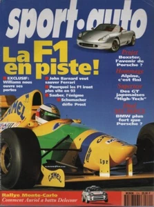 SPORT AUTO 374 1993 PORSCHE 986 BOXSTER PORSCHE 968 CS BMW M3 E36 HONDA NSX - Imagen 1 de 2