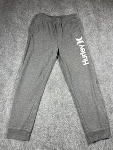 Hurley Sweatpants Boys Youth Size XL 18/20 Gray Tapered Leg Casual Outdoor - Picture 1 of 10