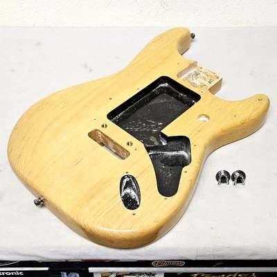 1997 Fender Strat Plus Body Natural Ash - American Electric Guitar 90s USA - Image 1 of 4