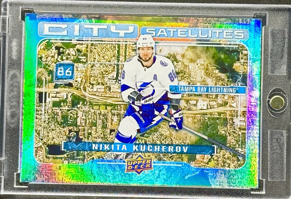 Nikita Kucherov RARE CITY REFRACTOR  INVESTMENT CARD LIGHTNING MVP MINT - Image 1 of 2