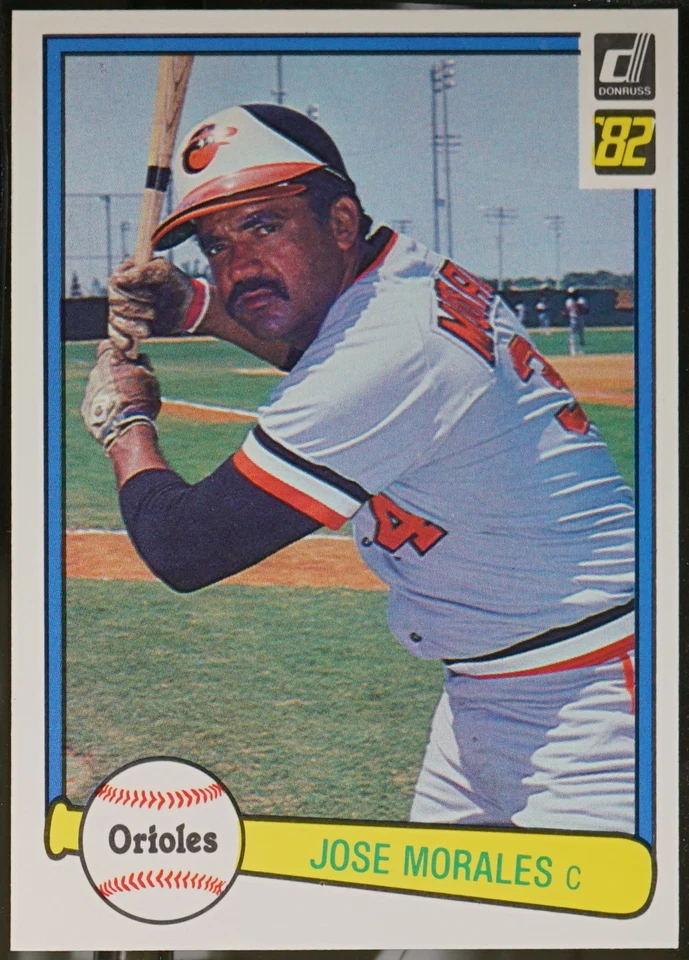 1982 Donruss Baseball Jose Morales #203 NM - Image 1 of 1