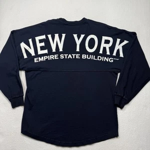 Vtg USA Empire State Building New York Spirit Jersey Shirt Tag XS Long Sleeve - Picture 1 of 9
