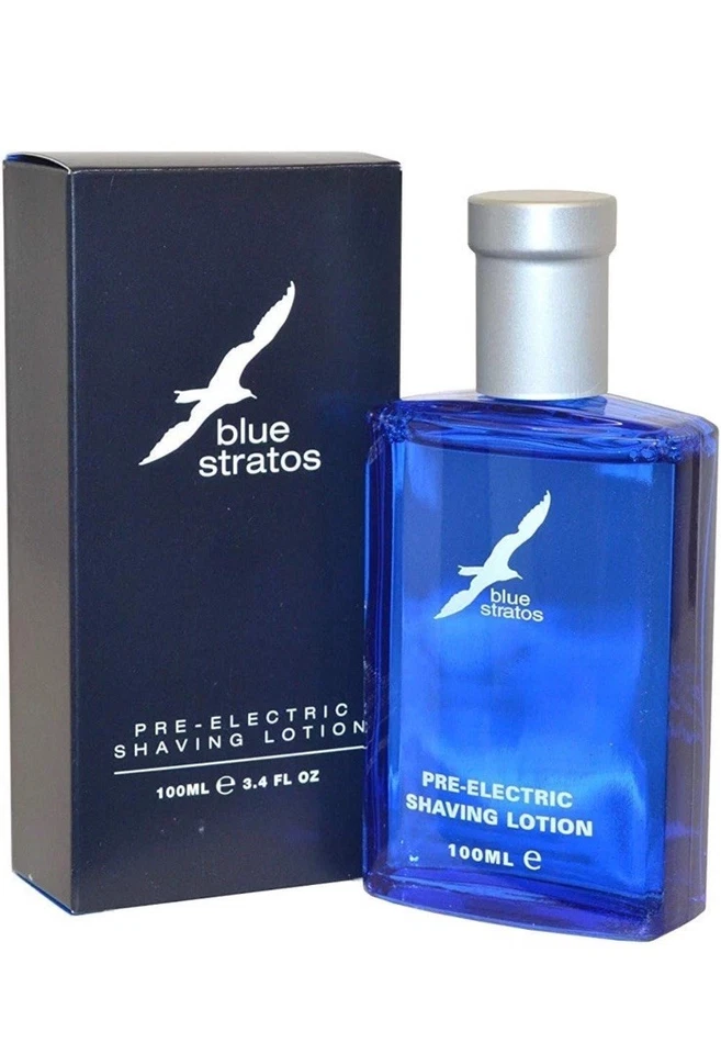Blue Stratos Pre-Electric Shaving Lotion 100ml Men’s Fragrance