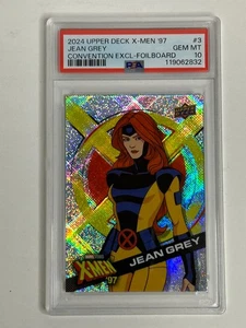 2024 UD X-Men '97 Convention Exclusive Silver Foil #3 Jean Grey PSA 10 💎 POP 2 - Picture 1 of 2