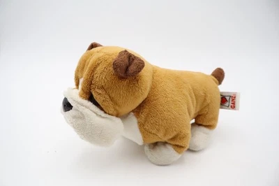 Ganz Webkinz Bulldog Plush Tan White Dog Stuffed Animal 10” No Code Retired - Image 1 of 4