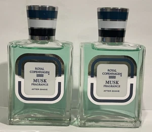 Lot Of 2 Royal Copenhagen Musk Fragrance After Shave Splash - 1 oz each - Picture 1 of 1