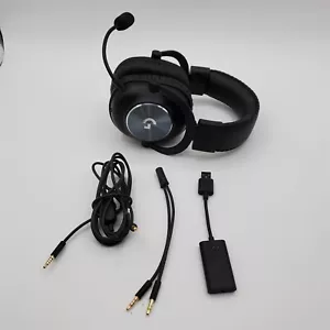 Logitech G Pro X SE Wired Gaming Headset: Blue VO!CE Detachable Boom Mic, Black - Picture 1 of 3