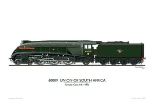 60009 Unión de Sudáfrica - Estampado artístico de precisión - NUEVO - Imagen 1 de 1