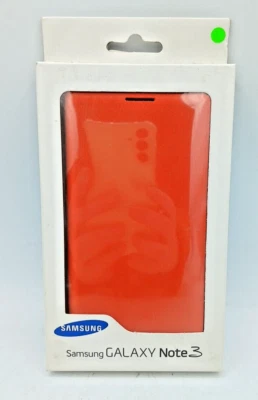 Samsung Galaxy Note 3 Flip Cover Orange. PC100 - Image 1 of 4