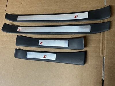 AUDI RS4 2007-2008 SEDAN DOOR SILL SCUFF SET OEM - Image 1 of 4
