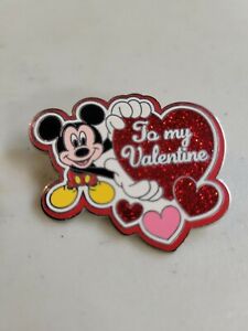 DISNEY WDW 2007 HAPPY VALENTINES DAY MICKEY MOUSE TO MY VALENTINE LE 500 PIN