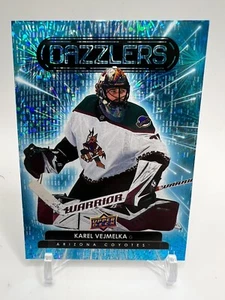 2022-23 Upper Deck Hockey Series 1 Dazzlers Blue Karel Vejmelka #DZ-44 COYOTES - Picture 1 of 1