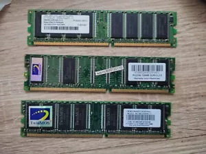 640MB DDR 400 Mhz RAM (2x256+1x128) (tested with memtest86) - Picture 1 of 1