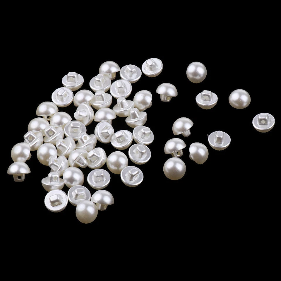 50 buttons pearl buttons mother of pearl ball buttons blouse button shirt button - Image 1 of 1
