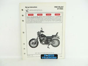 NOS Genuine Honda Dealer Set-Up Instructions Manual VT750C Shadow 750 1983 - Picture 1 of 1