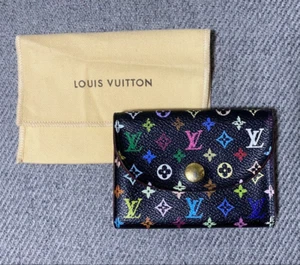 Louis Vuitton Monogram Multicolor Veil Coin Case Coin Purse Auth - Picture 1 of 13