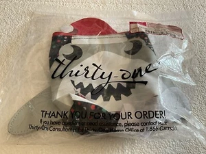 Thirty One 31 Cool Zip Snacker Holiday Shark Thermal Reusable Snack Bag - New - Picture 1 of 1