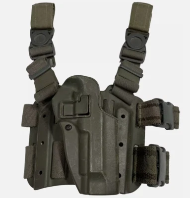 BlackHawk Beretta 92FS  CQC Tactical Holster RH Green - Image 1 of 4