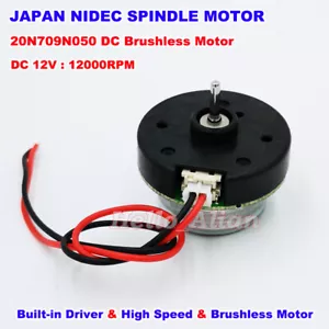 Driver integrato motore brushless rotore esterno ad alta velocità NIDEC 20N DC 12 V 12000 GIRI/MIN - Foto 1 di 12