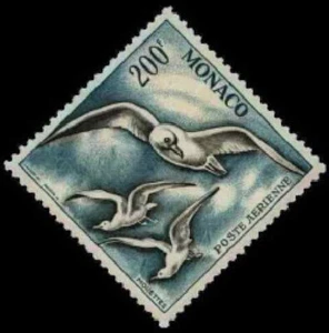 Timbre de Monaco Poste aérienne PA N° 56 Neuf ** MNH dentelé 11 - Imagen 1 de 1