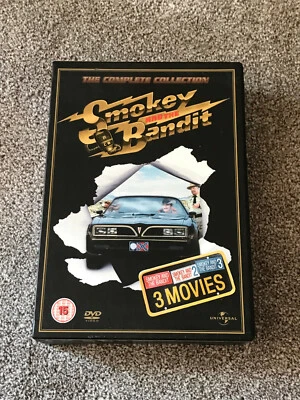 SMOKEY & THE BANDIT : COMPLETE COLLECTION BURT REYNOLDS DVD BOXSET(FREE UK P&P) - Image 1 of 4