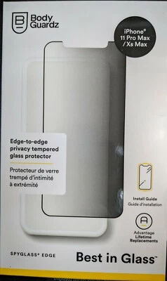 BodyGuardz Privacy Tempered Glass Protector for iPhone 11 Pro Max / XS Max - Image 1 of 2