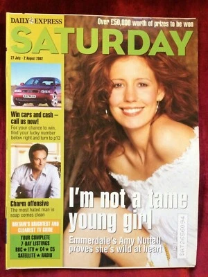 SATURDAY mag 27/07/2002 AMY NUTTALL Lara Flynn Boyle Brian Capron Emma Forbes UK - Image 1 of 2