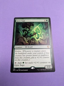 MTG: Magic The Gathering: Midnight Hunt Commander: Gyre Sage- Rare - NM - Picture 1 of 2
