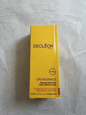 Decleor Life Radiance Flash Mask With Saro Brightens Skin 1.69oz /50ml NIB - image 1 of 4