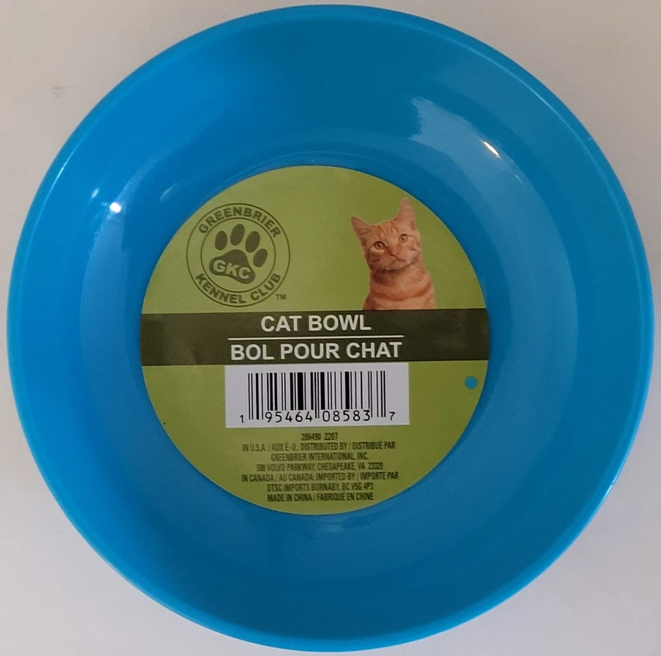 Gato Gatito Antideslizantes Cuencos Comida Agua 5" X 1.5" S23 Seleccionar: Color Foto 1 de 1