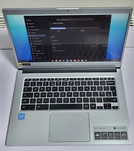 Acer Chromebook 514 Intel Celeron N3350 1.10GHz 4GB 32GB 14" Wifi- Bluetooth - Picture 1 of 7