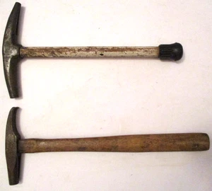 2 VINTAGE TACK HAMMERS ~ OAK LEAF & FAIRMOUNT 42H ~ BOTH GOOD SOLID TOOLS ~ - Picture 1 of 6