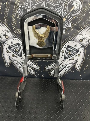 Harley Davidson Sportster Sissybar 86-03 XL883 1200 DESMONTAJE RÁPIDO GOLD EAGLE  Foto 1 de 4