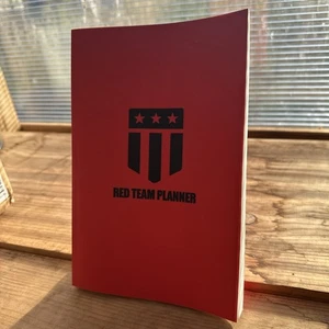 Red Team Planner Red & Black Edition by Joshua Picolet Cybersecurity Notebook - Picture 1 of 3