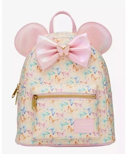 Loungefly Disney Minnie Mouse Ohren Schmetterling Mini Rucksack - Neu - Bild 1 von 4