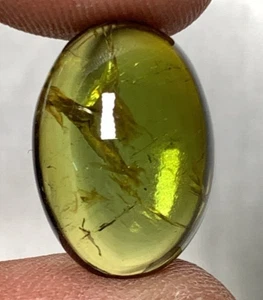 Gorgeous Natural Green Tourmaline Smooth Cabochon Gemstone Oval Shape 12x17 MM - Picture 1 of 20