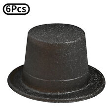 Unisex Top Hat Party Bowler Hat For Halloween Carnivals Powder Glittering Props
