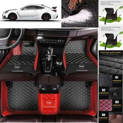 Alfombrillas de coche aptas para Lexus RC LC SC todo tipo de clima alfombras de lujo forros hechos a mano Foto 1 de 4
