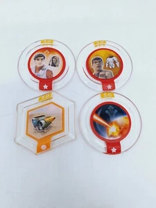 Disney Infinity 3.0 Star Wars Power Disc Lot 4 pcs - Picture 1 of 2