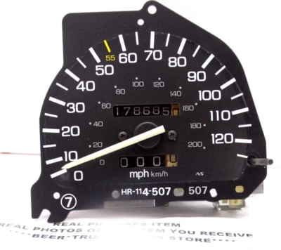 Оригинальный спидометр указатель кластера для Honda Civic 90 91 хэтчбек седан универсал CRX 178K - Изображение 1 из 4