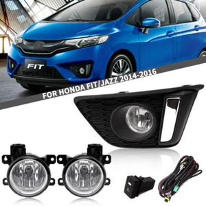 Bumper Lamp Front fog Lights Assembly Set For Honda Fit/JAZZ RS 2014-2016 - Picture 1 of 9