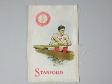 STAMFORD UNIVERSITY 1910 Murad College ROWING Tobacco Silk