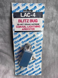 Cushcraft LAC-4 Blitz Bug Lightning Arrester - NUOVO - Foto 1 di 4