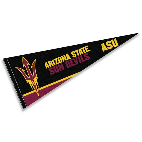ASU Sun Devils Black 12x30 Felt Pennant Cover