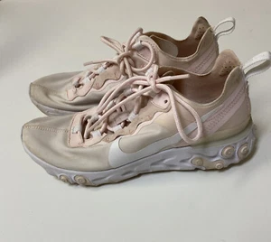 Nike React Element 55 Pale Pink Womens 8 - Picture 1 of 10