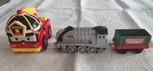 Treno in metallo Thomas Brendam Bay Shipping Co. and red pick up truck anni '90 - Picture 1 of 4