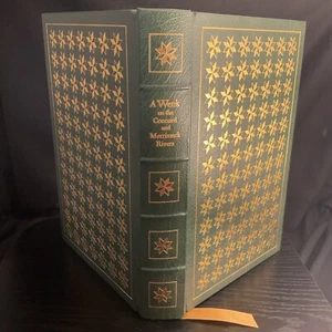 Easton Press A WEEK ON THE CONCORD & MERRIMACK RIVERS Thoreau - Picture 1 of 12