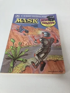Vintage 1986 MASK Golden Coloring Book - Imagen 1 de 9