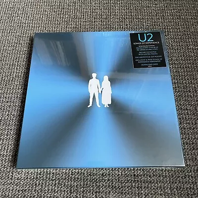 U2 – Songs Of Experience Vinyl Record SEALED Box Set BLUE 2xLP & CD  2017 - Image 1 of 4
